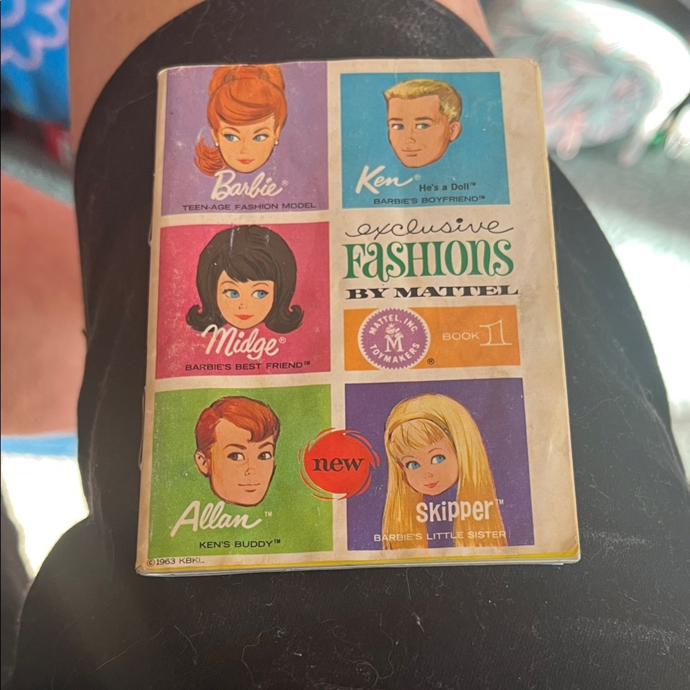 Mattel Exclusive Fashions Book 1 - Multi-Color Character Cover
